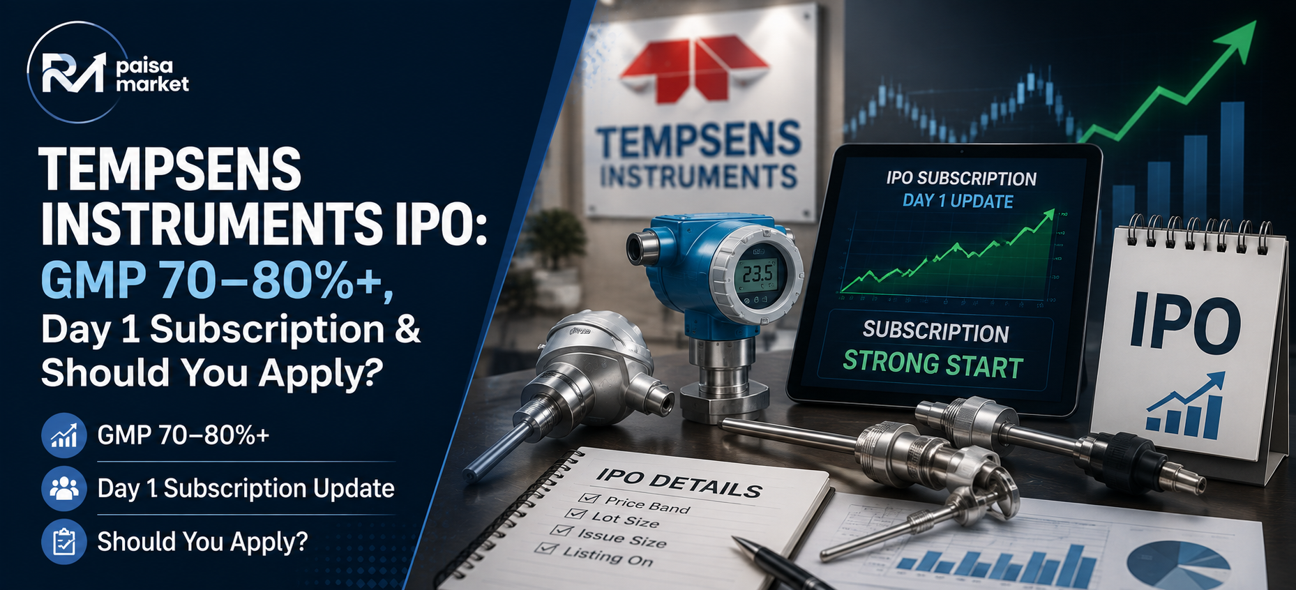 Tempsens Instruments IPO: GMP 70-80%+, Day 1 Subscription & Should You Apply?
