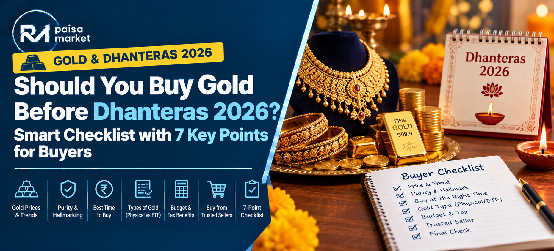 Should You Buy Gold Before Dhanteras 2026? Smart Checklist for Buyers in 2026